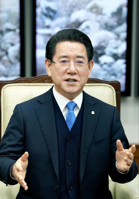 김영록 전남지사, 전북 2036 하계올림픽 국내후보지 선정 축하 기사 이미지