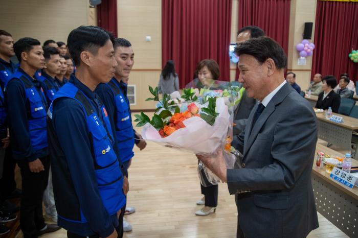 공공형 외국인 계절근로자 발대식 및 사전교육 기사 이미지