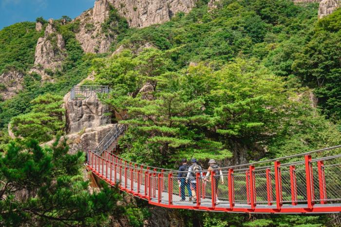 완주 대둔산 축제 색다른 트레킹 접수 기사 이미지