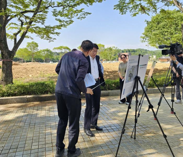 우범기 전주시장, 덕진공원 대표관광지 조성 관련사업 현장 점검 기사 이미지