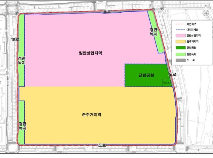 전주 관광타워 복합개발사업 토지이용계획