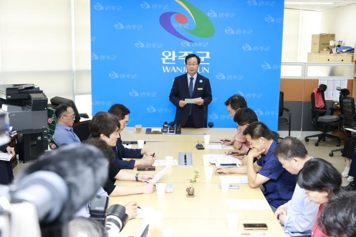 유희태 군수, 완주-전주 상생방안 ‘정면 반박’ 기사 이미지
