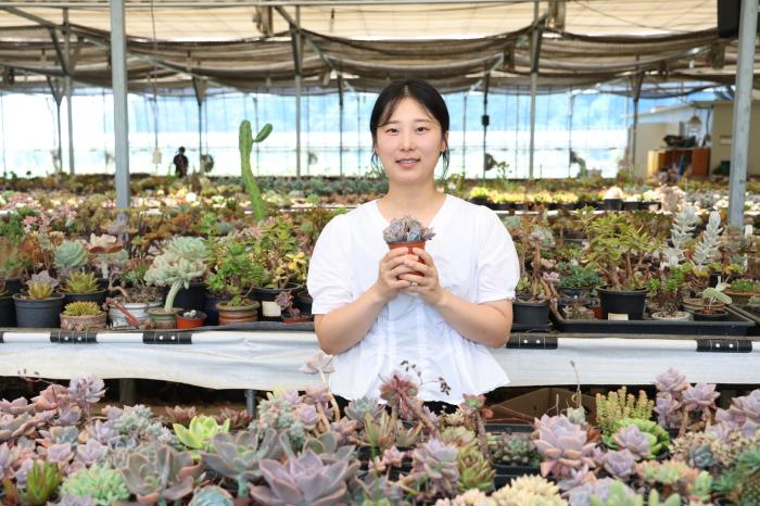 청년농 현장을 가다, 혁신으로 농촌의 내일을 그리는 완주-다육농장 성혜원 이야기 기사 이미지