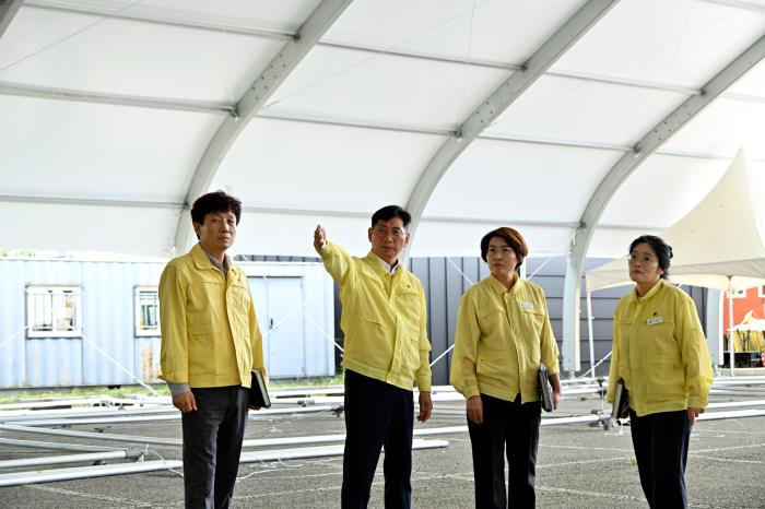 최훈식 장수군수, ‘제19회 장수 한우랑사과랑 축제’ 현장 점검 기사 이미지