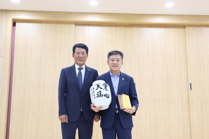 정성주 김제시장, (사)한국새농민회 명예회원 위촉 기사 이미지