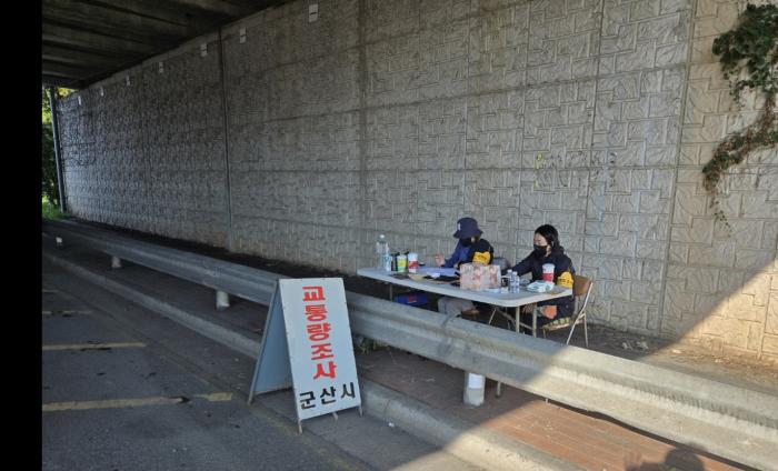 군산시, 조사원 96명 투입해 2025년 정기 교통량 조사 추진 기사 이미지