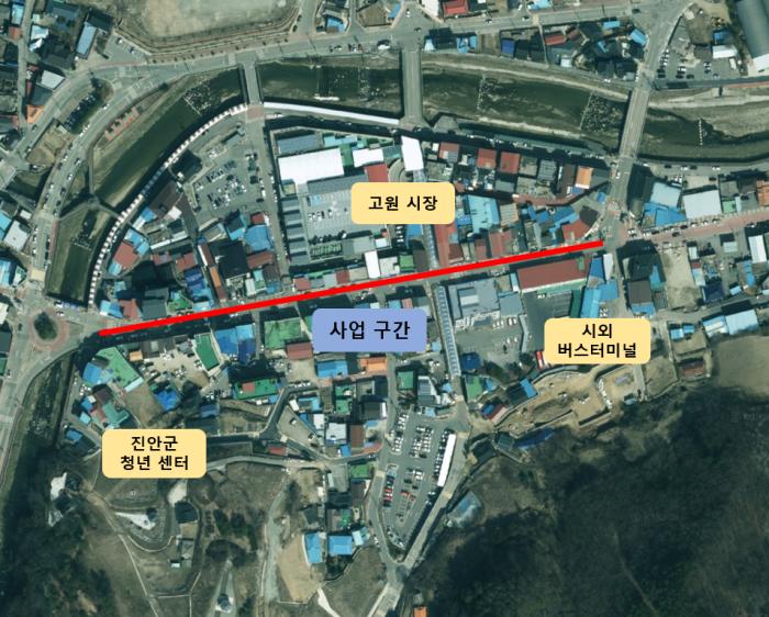 진안군 사업계획도