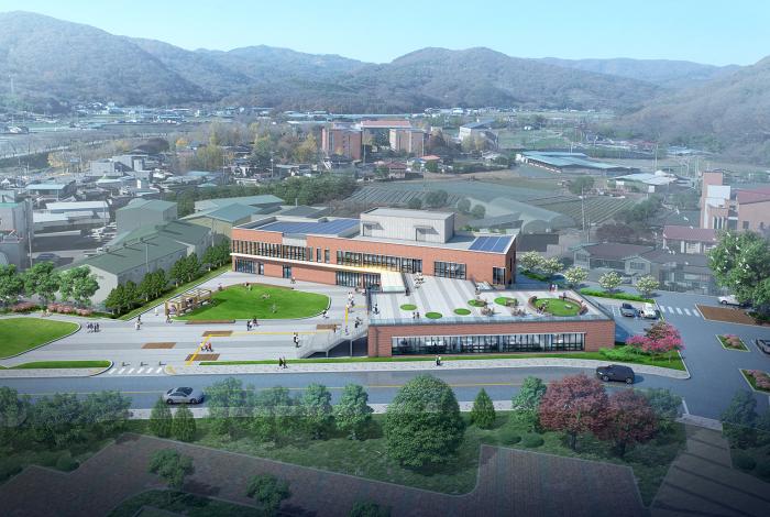 완주군, 화산면 행정복지센터 신축 ‘공정률 70%’ 달성 기사 이미지