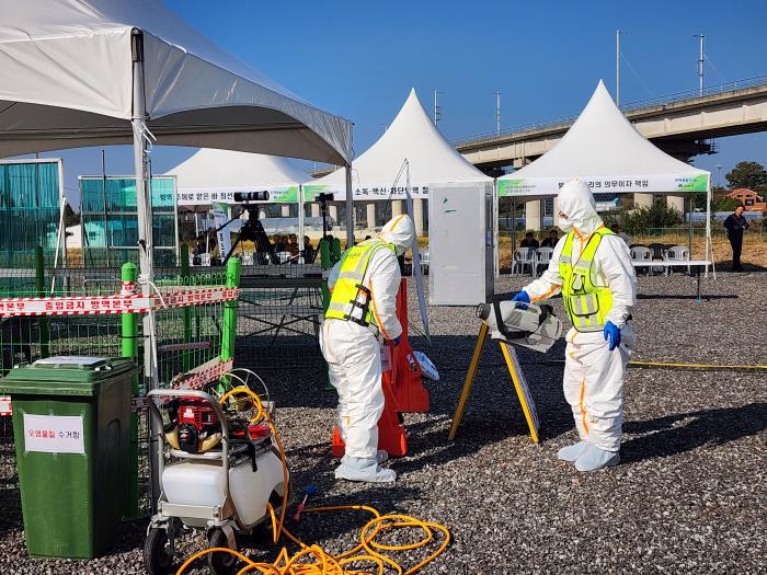 전북도, 아프리카돼지열병 발생 대비 가상 방역훈련 기사 이미지