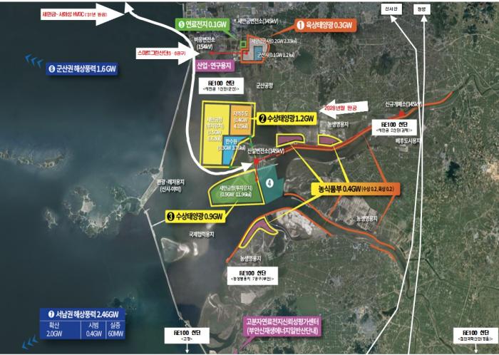 새만금, 국가 RE100 에너지 전환 선도 기사 이미지