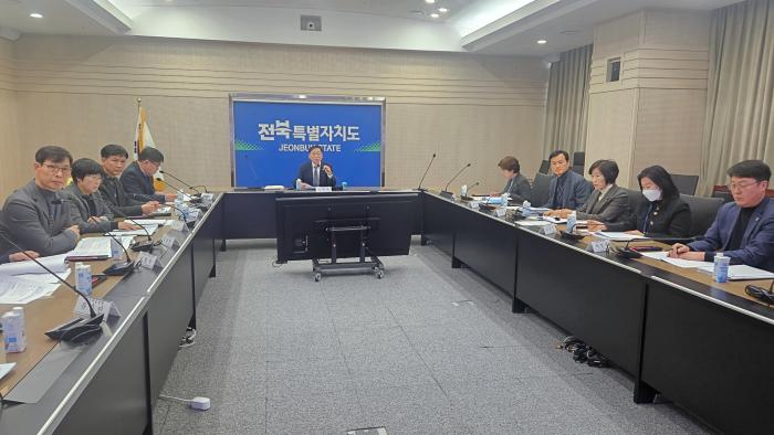 전북도-시군 부단체장 회의…지방선거·설 민생대책 점검 기사 이미지
