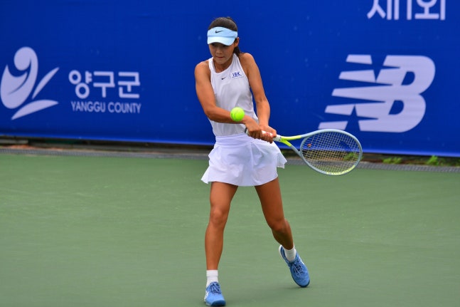 진안군청 테니스선수단 이현이, ITF 국제무대 복식 준우승 쾌거 기사 이미지