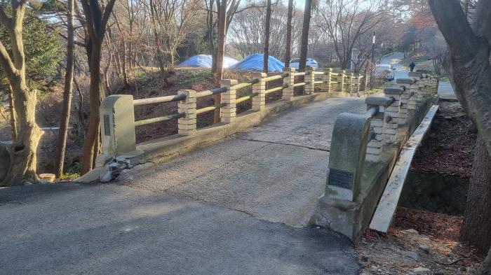 남원시, 교룡산 산성교 확장 착수 기사 이미지