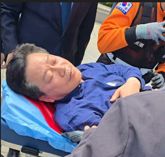 안호영 체력 소진으로 병원 후송 기사 이미지