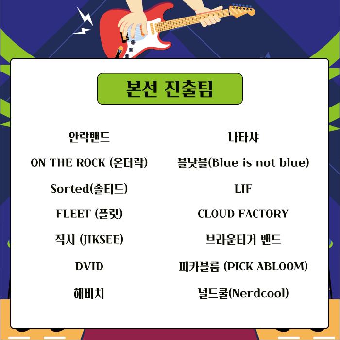 제96회 춘향제 전국 밴드 경연대회 “풍ROCK을 울려라!” 본선 진출팀 확정 기사 이미지