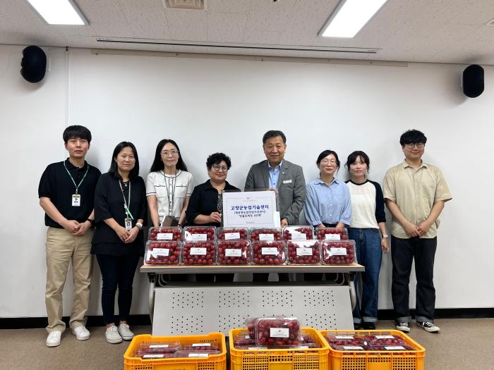 고창군 예비 귀농귀촌인, 직접 키운 방울토마토로 이웃사랑 실천 기사 이미지