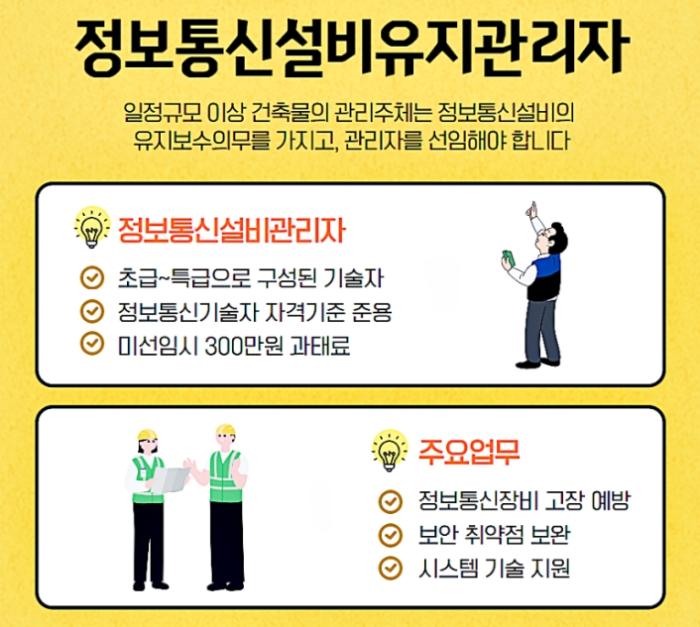 정보통신설비 유지관리자 '명의 대여' 여전… 4대 보험 확인 의무화 목소리 기사 이미지