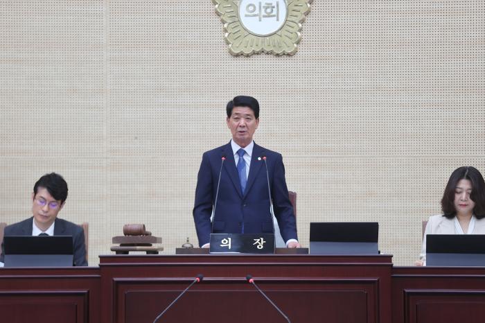 제327회 고창군의회 임시회 개회 기사 이미지